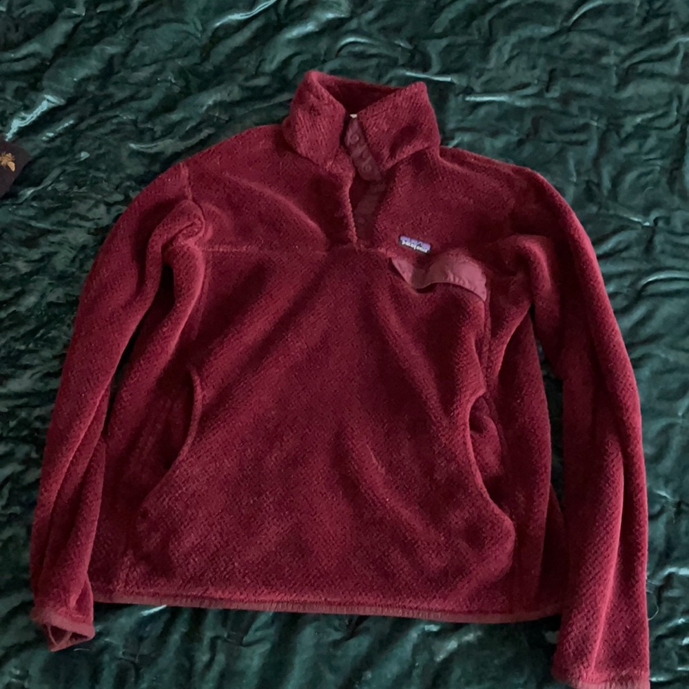 Patagonia Pullover Sweater Red